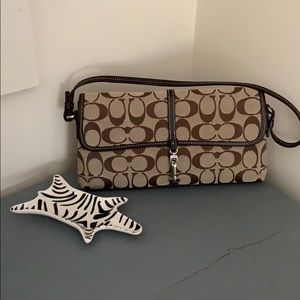 COACH Signature Demi Clip Flap Purse, No. J2J-6348